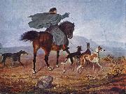 Franz Kruger Riding to the Hunt Spain oil painting artist